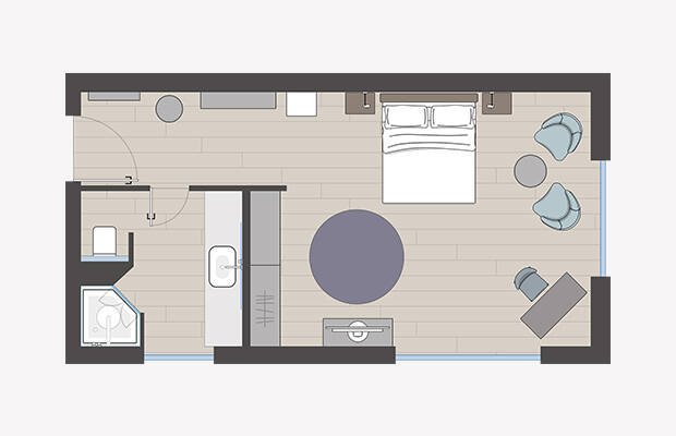 Wattenmeerseite Eckzimmer SRES x2