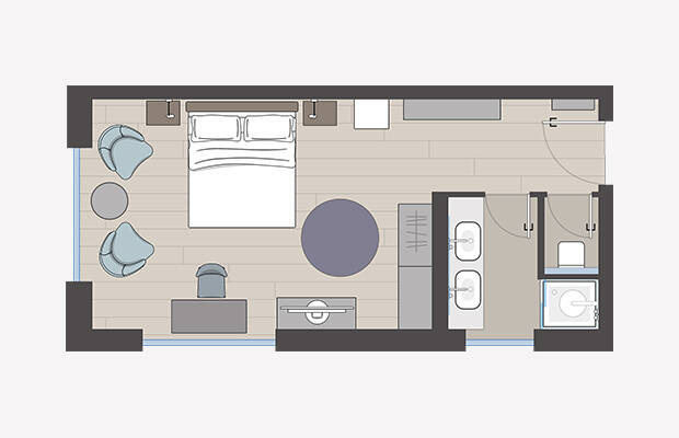 Gartenseite Eckzimmer SRE x2