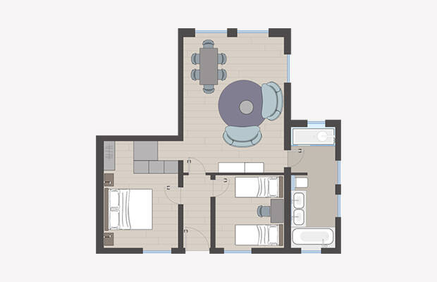 Familiensuite x2